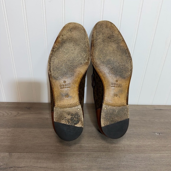 Used men’s Gucci Jordaan suede loafers size 10 no box main image 11
